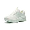 Anta Leaf 5 Shock Absorbing Wear Resistant Breathable Lightweight Low Top Running Shoes Women Sneaker White Green 922525575F-1