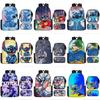Disney Stitch School Backpack Oxford Cloth Lightweight Breathable Bookbag For Kids
