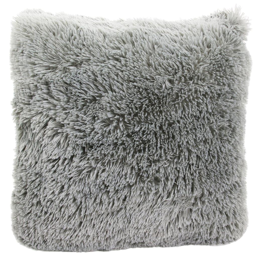 Les Trésors De Lily [R1079] - Designový polštář 'Scarlett' v šedé barvě - 40 cm