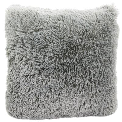 [R1079] - Designerkissen 'Scarlett' grau - 40 cm