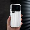 Luxus Streifen Metallic Lack Rüstung Hülle Für Xiaomi 17 15 15S 14 Pro Max Ultra Stoßfest Kamera Schutz Schlank Matt PC Hülle