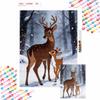 Diamond Painting 5D DIY Bambi Forest Snow Scene Diamond Art Home Bedroom Wall Decor Craft Handmade Gift