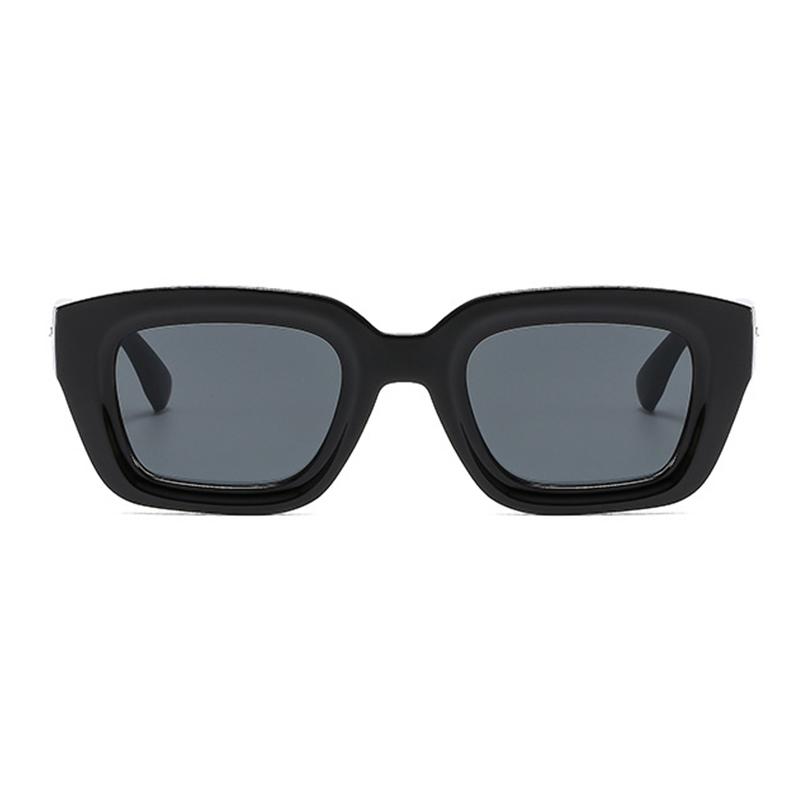 New Fashion Small Square Frame Sunglasses Trendy Personalized Retro Outfit UV Protection Stylish Accessory