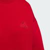 Adidas Casual Series Reversible Knit Pullover Crewneck Comfortable Sweatshirt Women Sweatshirt Energy-Red JZ1640