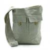 Canvas Two Pocket Tote Bag Stone Large