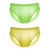 3pcs Men's Sexy Ice Silk Triangle Shorts - Icy Cool Feeling Plus Size