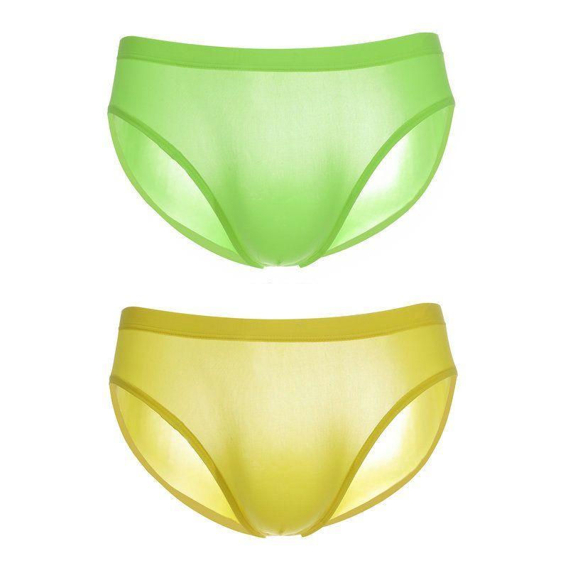 3pcs Men's Sexy Ice Silk Triangle Shorts - Icy Cool Feeling Plus Size
