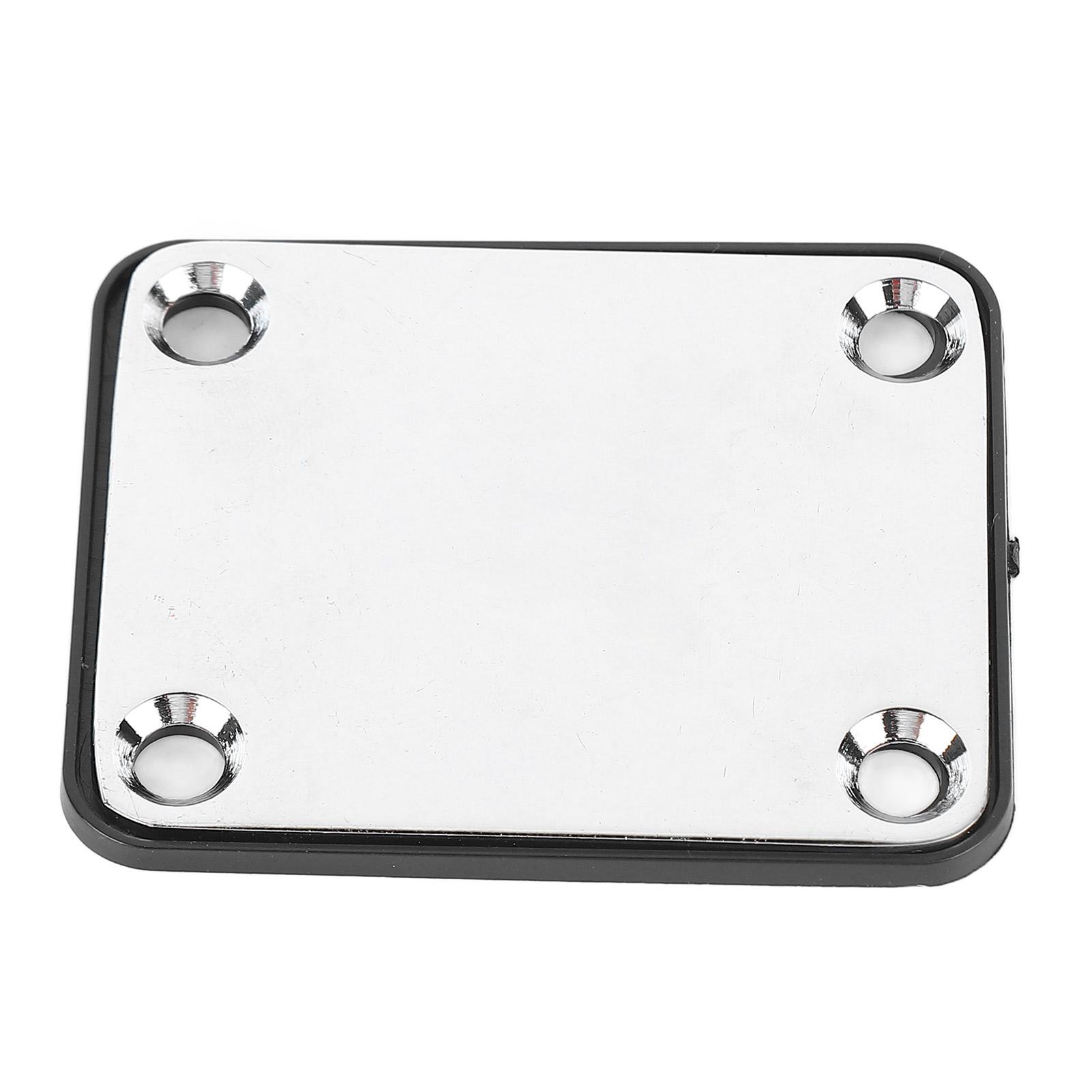 Металлическая пластина грифа электрогитары, защитная накладка для усиления грифа гитары, для замены, серебристая