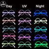 6 12 24 30 ks Neonové párty potřeby Neonové formální klobouky Svítí ve UV světle Párty fluorescenční klobouk UV světlo Párty dekorace Dospělí 5