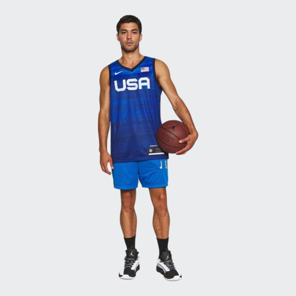 Nike 2020 USA National Team Away Basketball Jersey Men Tops Blue CQ0145-451