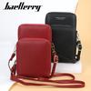Baellerry Women Shoulder Bags Leather Fashion Zipper Crossbody Messenger Bag Ladies Phone Bags Purse