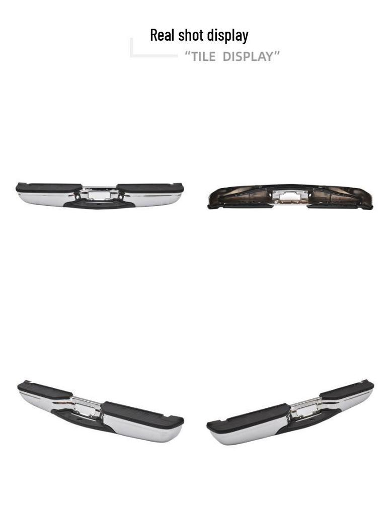 Ford F-250 Rear Bumper Chrome-Plated (2001-2007, No Radar Holes)