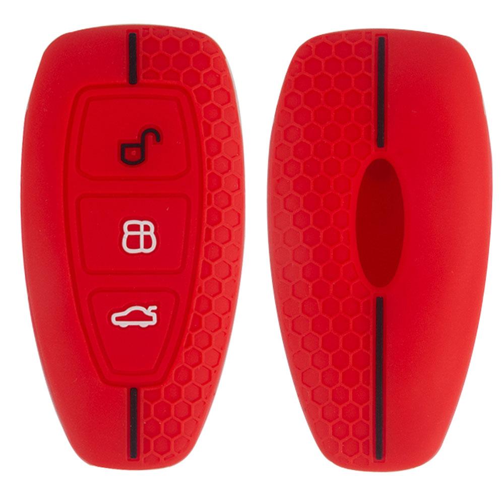 Silicone Car Key Case For Ford Puma Grand C Max Focus Mondeo Kuga Fiesta Ecosport Transit Kuga Silicone Remote Key Case