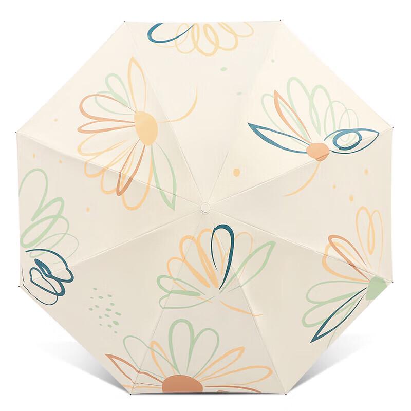 Paradise Black Glue Folding Sun/Rain Umbrella