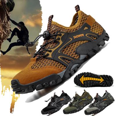Erkekler Trekking Yürüyüş Ayakkabıları Nefes Örgü Tırmanma Yürüyüş Ayakkabıları Memba Yalınayak Aqua Ayakkabı Açık Su Sporları Ayakkabı Artı Boyutu 38-47