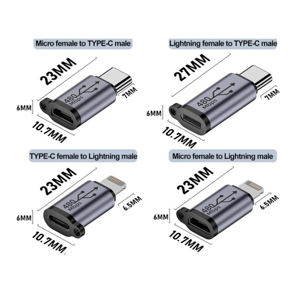 USB Type-C Adapter USB C To USB Adapter Mini USB To Type-C Converter  Data Transmission