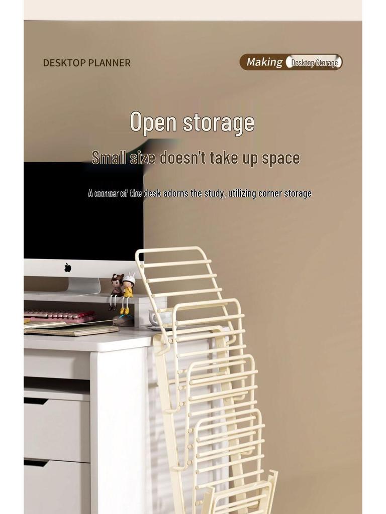 Складна залізна настільна книжкова полиця та стелаж - Органайзер для студентського столу