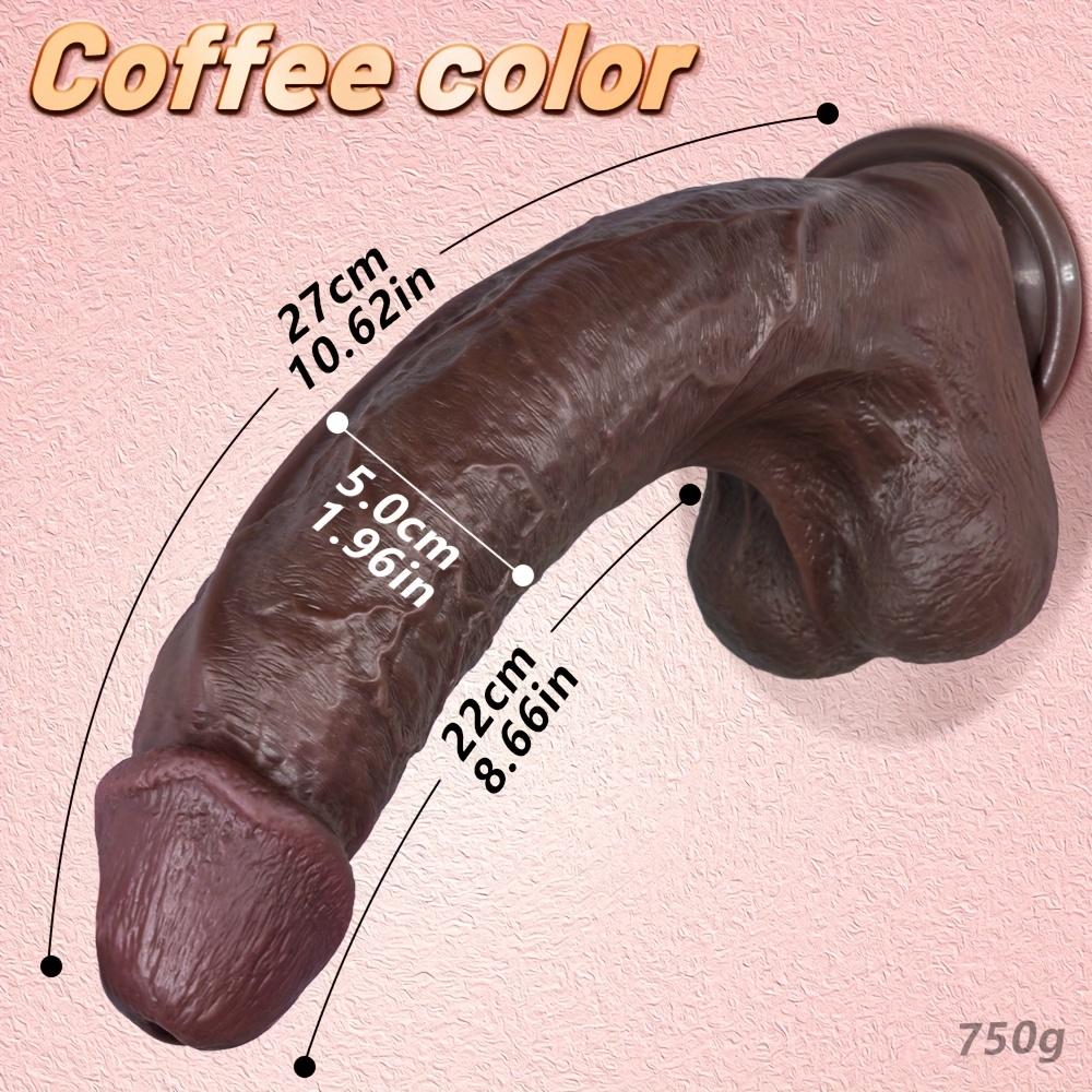 Realistischer Anfänger-Dildo – Weicher Flüssigsilikon-Penis mit starkem Saugfuß, Lebensechtes G-Punkt- & Analstimulationsspielzeug für Frauen und Paare