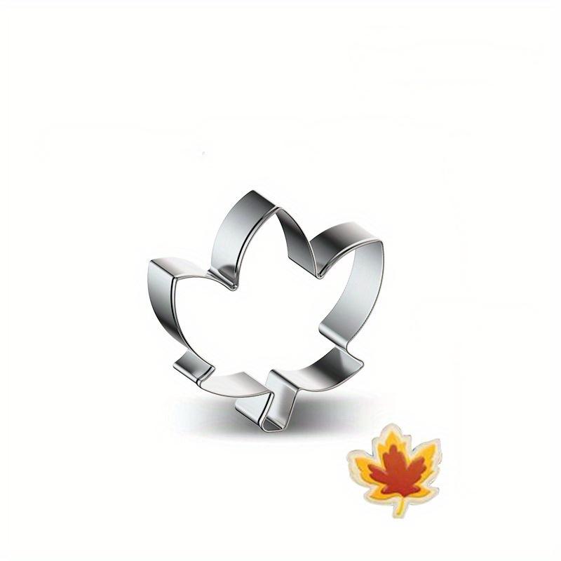 1pc Stainless Steel Cookie Molds, Cutters Tools, Maple Leaf Hen Squirrel Pine Nut Shaped Baking Mold-Perfect for Cookie Making