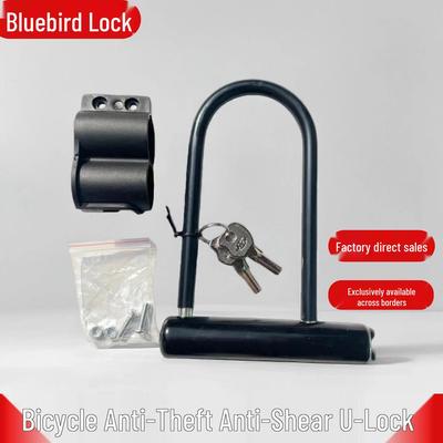 Lucchetto a U Antifurto per Biciclette, Motociclette e Veicoli Elettrici