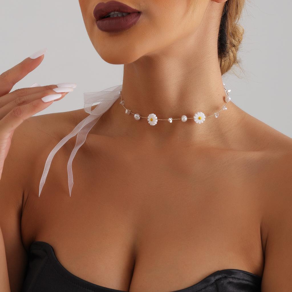 Accessories, Bridal Wedding Dress Bows, Ribbons, Necklaces, Luxurious Temperament, Exquisite And Versatile Necklaces