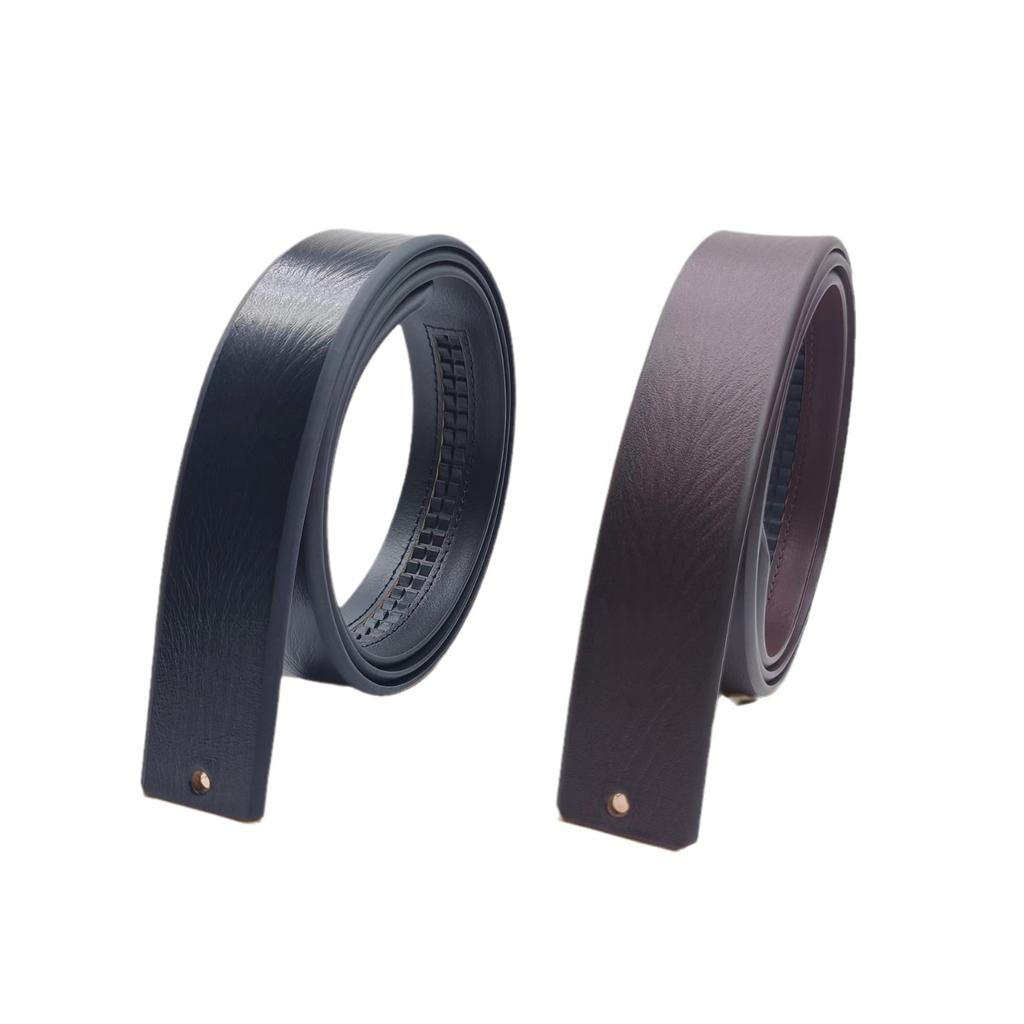 Factory Embossed First Layer Cowhide Automatic Belt Belt Men'S Tree Paste Leather Ring Genuine Leather Belt