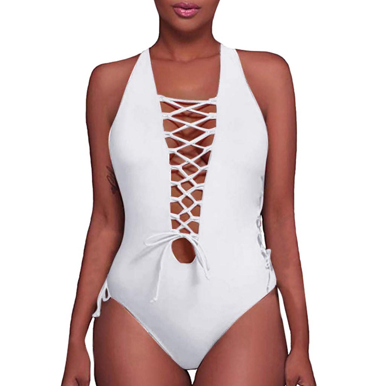 

Женский сексуальный комплект бикини с принтом, купальный костюм с пуш-ап, купальник с высокой талией XXL белый