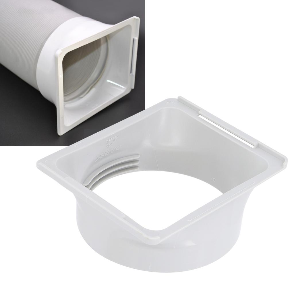 Cuplă Furtun Evacuare Aer Condiționat Design Universal Filetat ABS Pătrat la Rotund Adaptor Portabil Furtun Duct Evacuare