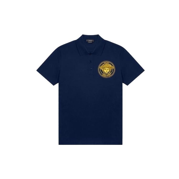 VERSACE VERSACE Polo Shirt Men`s Blue