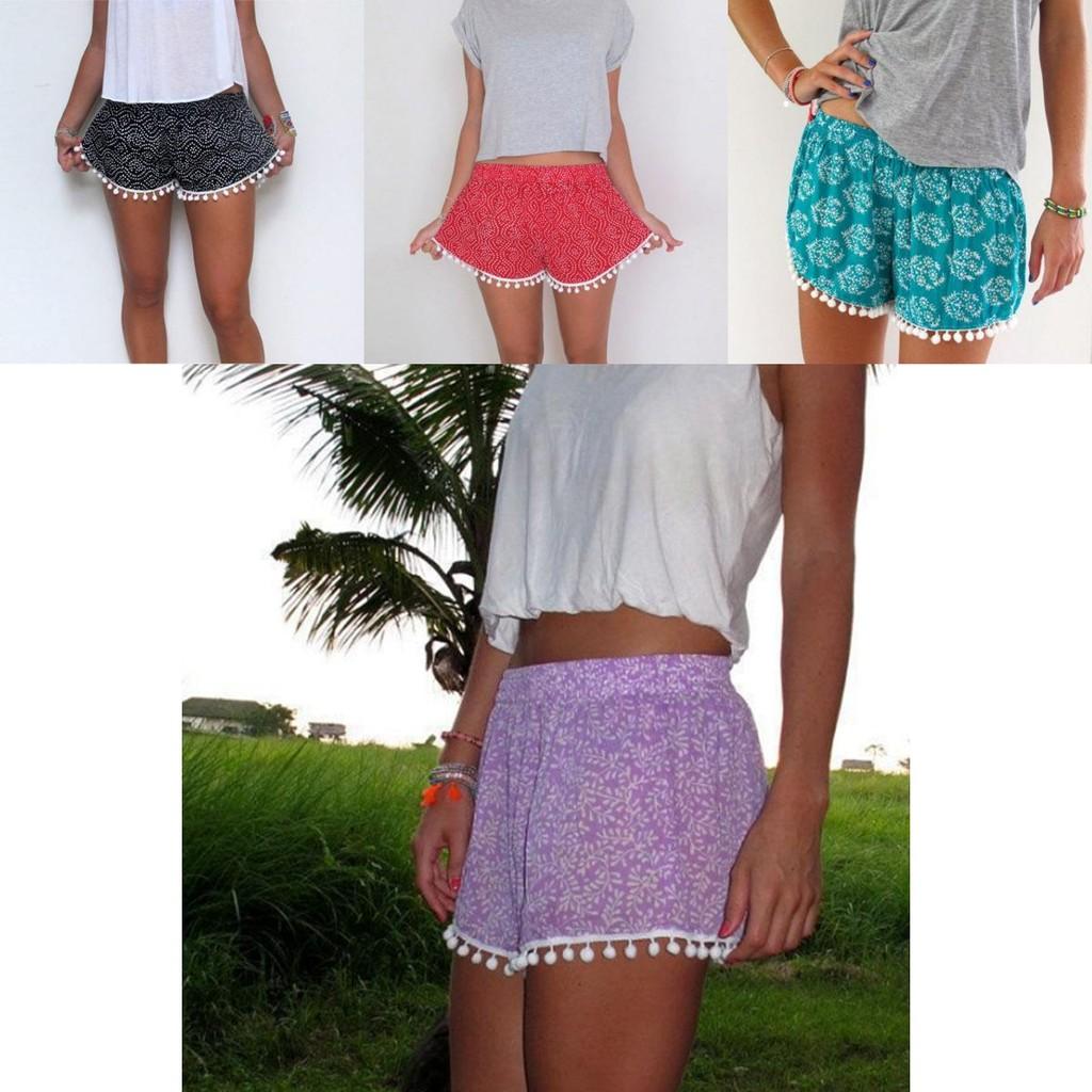 New Women Lady's Sexy Hot Pants Summer Casual Shorts High Waist Short Beach D16 Crafted With Comfortable Spandex Material For All-day Wear