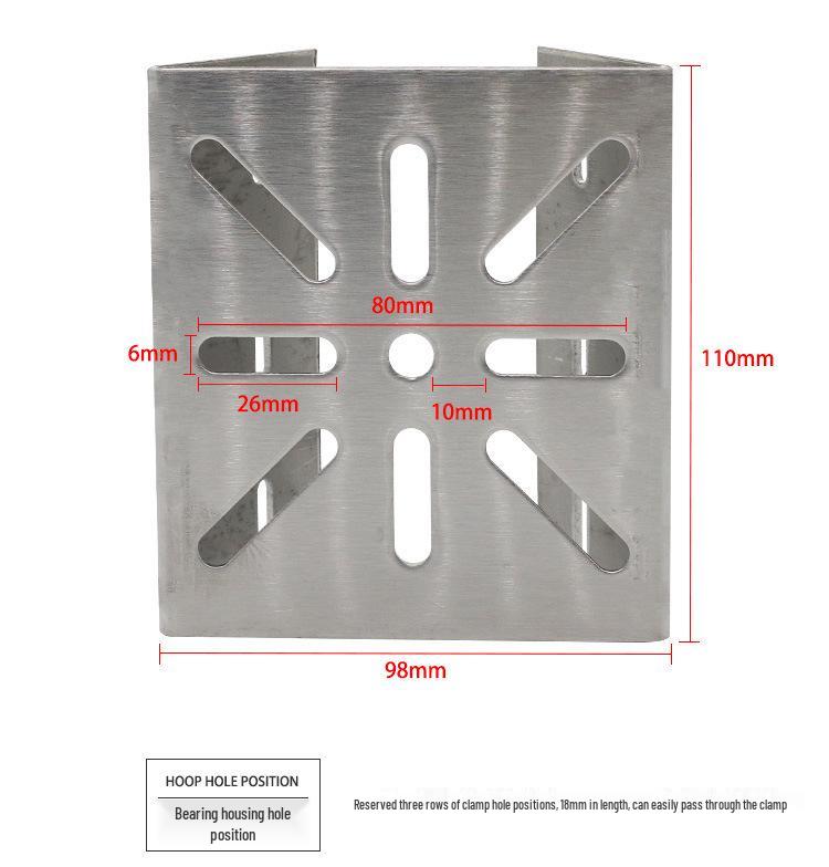 PTZ Camera Clamp Bracket for Hikvision/Dahua Bullet Cameras on Street Light Poles