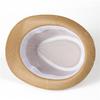 Wide Brim Paper Straw Hat Women Men - Breathable Sun Classic British Style Fedora With Rivet Detail