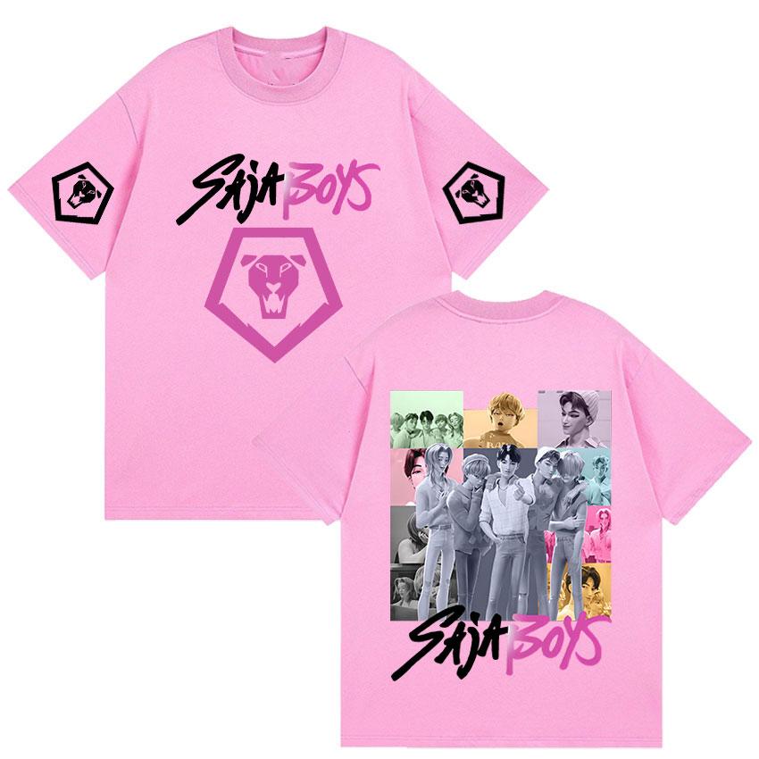 K-pop Saja Boys Demon Hunters 2025 Film Graphic T Shirts Men Women Aesthetic Fashion T-shirts Casual Oversized Short Sleeve Tees