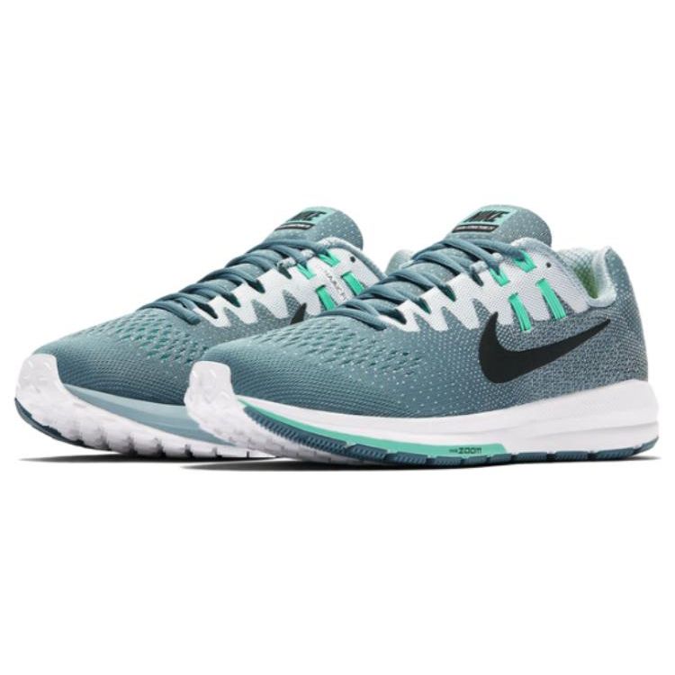Nike Zoom Structure 20 Comfortable Breathable Fabric Cushioning Non-Slip Wear-Resistant Lightweight Low-Top Running Shoes Women Sneaker 849577-004