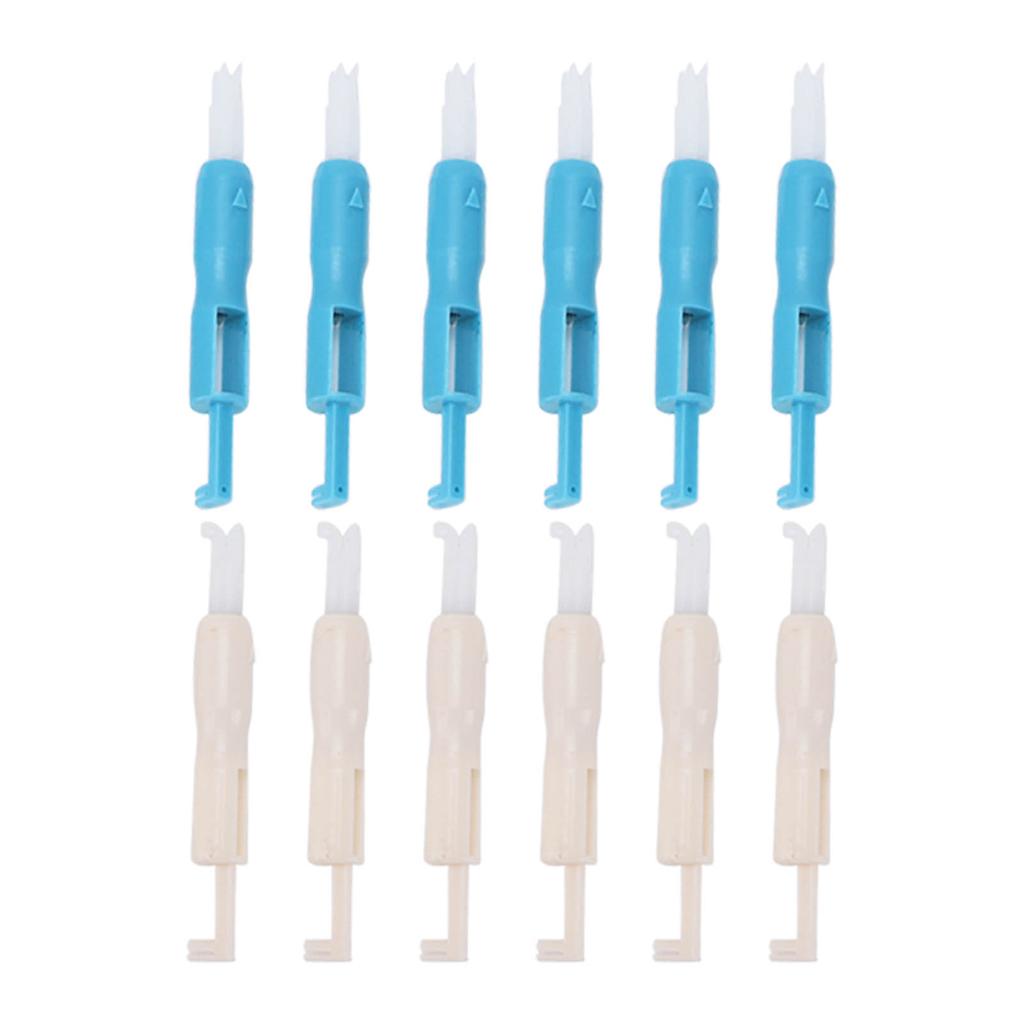 12Pcs Needle Threader Quick Thread Change Safe Durable Multifunctional Needle Inserter for Sewing Machine