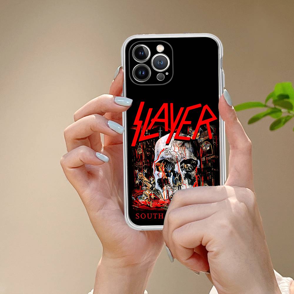 S-Slayers Band Phone Case For IPhone 17 16 15 Plus 14 13 Mini 12 11 Pro Max Soft Shell Cover
