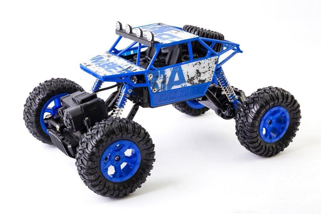Monster Truck Zdalnie Sterowany Niebieski Duży Zabawka Dla Dzieci 1:12