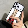 Capa Case for iPhone 17 Air 16 Pro Max 15 Plus 11 13 Mini 14 12 Back Phone Cover red high heel shoes Cute