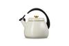 LE CREUSET Crochet Gold Compatible Japanese Kettle, 2.1L, Cream, Knob, Gas/Induction [Official Product]