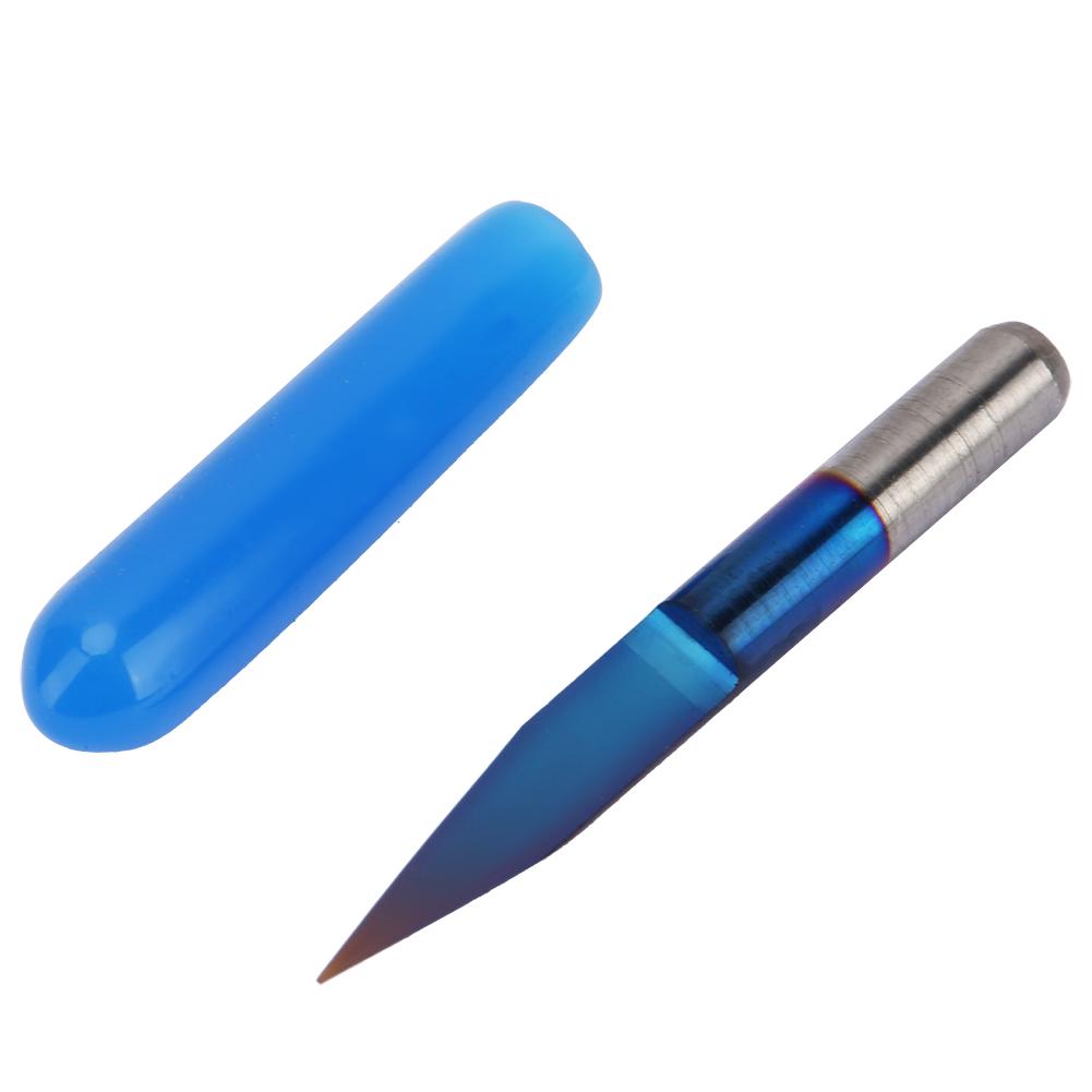 10pcs 3.175 Premium Quality Tungsten Steel PCB Engraving Bit CNC Router Tool (20 Degrees *0.2)