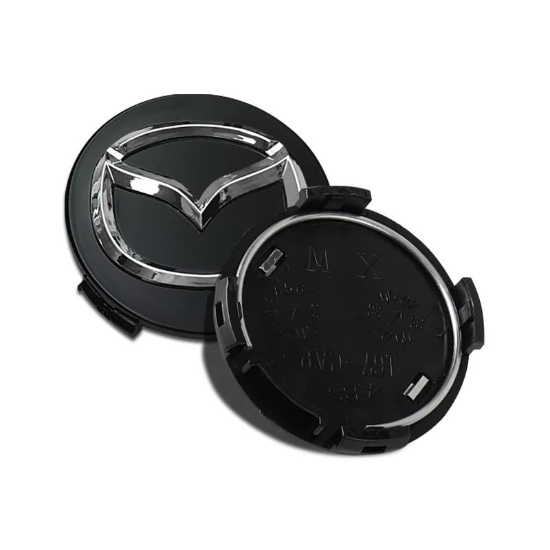 4Pcs 56mm Wheel Center Hub Caps Replacement Wheel Hub Emblem for Mazda CX8 MS SPEED CX60 CX50 3 Atenza Axela CX-3 CX-4 CX-5 CX7
