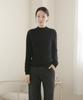Keulleiseu Classic Mood 100% Wool Mock Neck Knit_Red