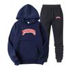 Tide Brand Sweater Set BACKWOODS Printed Men's and Women's Fleece Hoodie Two-piece Set