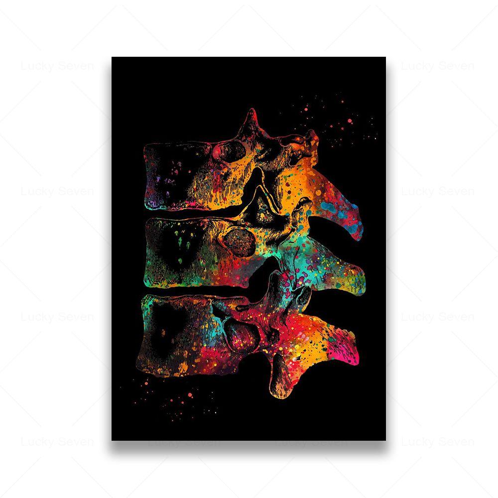 Anatomia Umana Muscoli DNA Neuro Arte Murale Pittura su Tela Poster e Stampe Mappa del Corpo Immagini Murali Educazione Medica Decorazione per la Casa