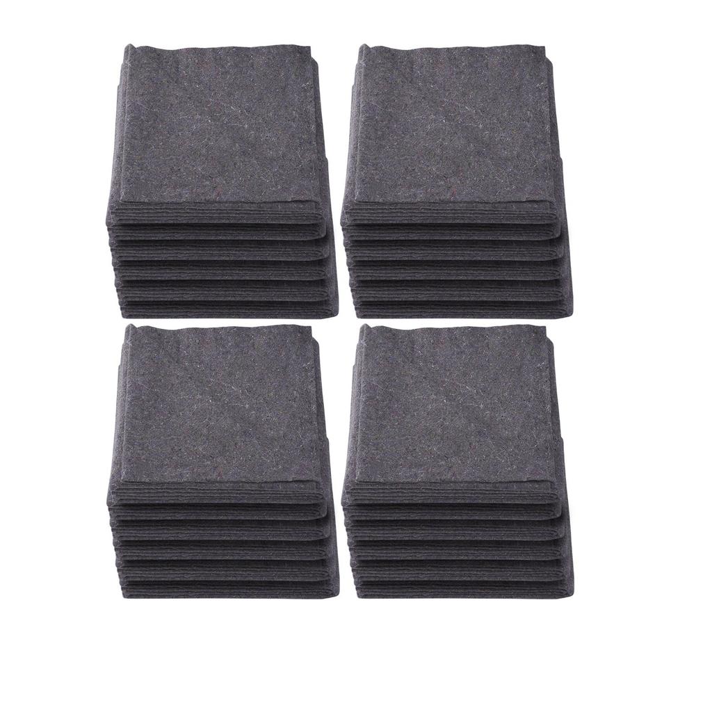 VEVOR Moving Blankets, 182.9 x 137.2 cm, 9.5 kg/dz Weight, 24 Packs, Professional Recycled Cotton Packing Blanket