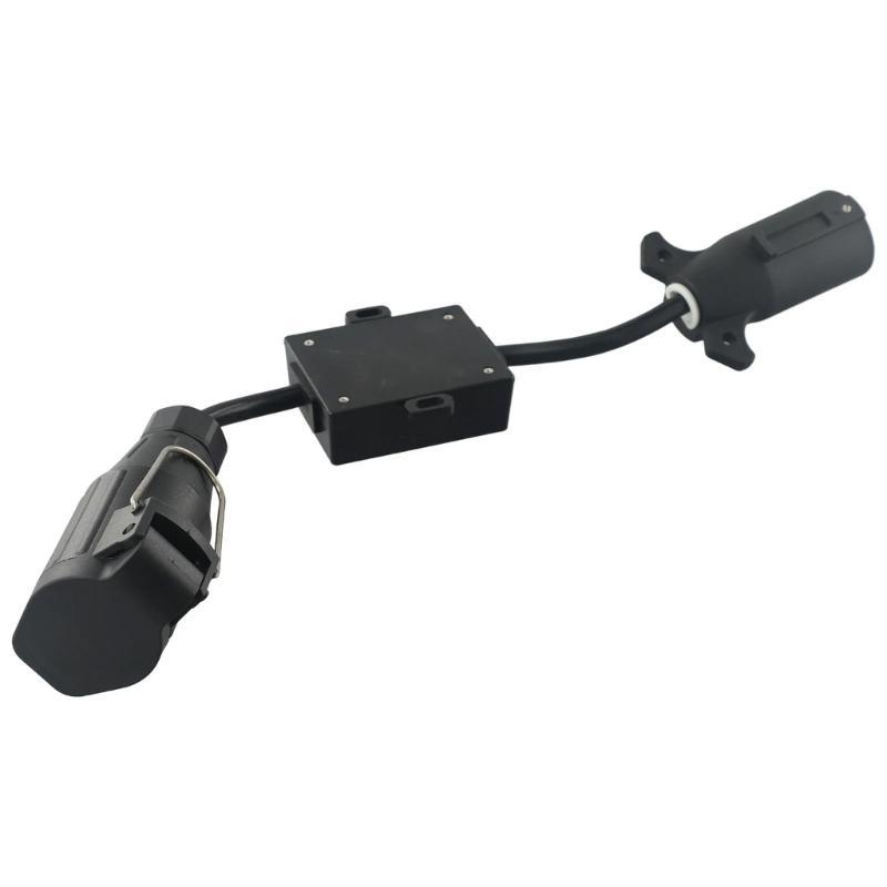 Lightweight 7 Pin to 13 Pin Adapter Connector for Efficient Trailer & Motorhomes Connectivity Stable Transmission