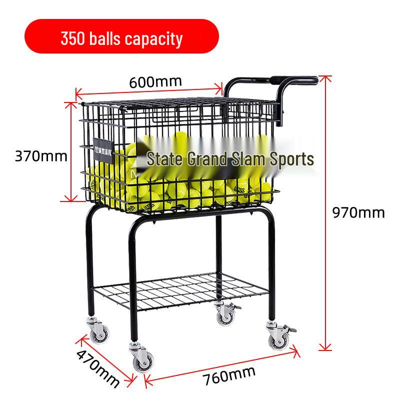 Portable Dual-Use Tennis Ball Collector and Cart Retriever