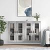 VidaXL Wall Cabinets 2 Pcs Sonoma Grey Engineered Wood 3197919