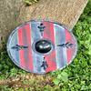 45.72 Cm Medieval Leif Erickson Viking Valhalla Authentic Battle Worn Viking Shield, Norse Viking Shield, Viking Gift Him Her