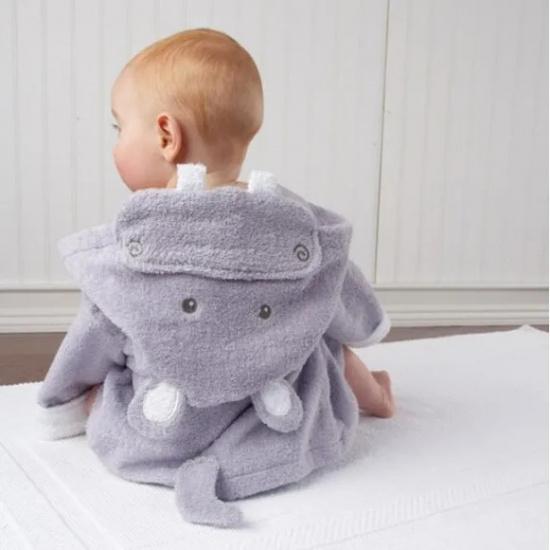Custom Baby Name Cotton Baby Robe Bath Towel Cute Hoodies Infant Bath Blanket Kid Soft Bathrobe Kid Clothes